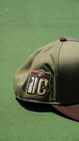 New Era Anaheim Mighty Ducks 10 Year Anniversary 9FIFTY A-Frame Snapback-(Olive/Brown)
