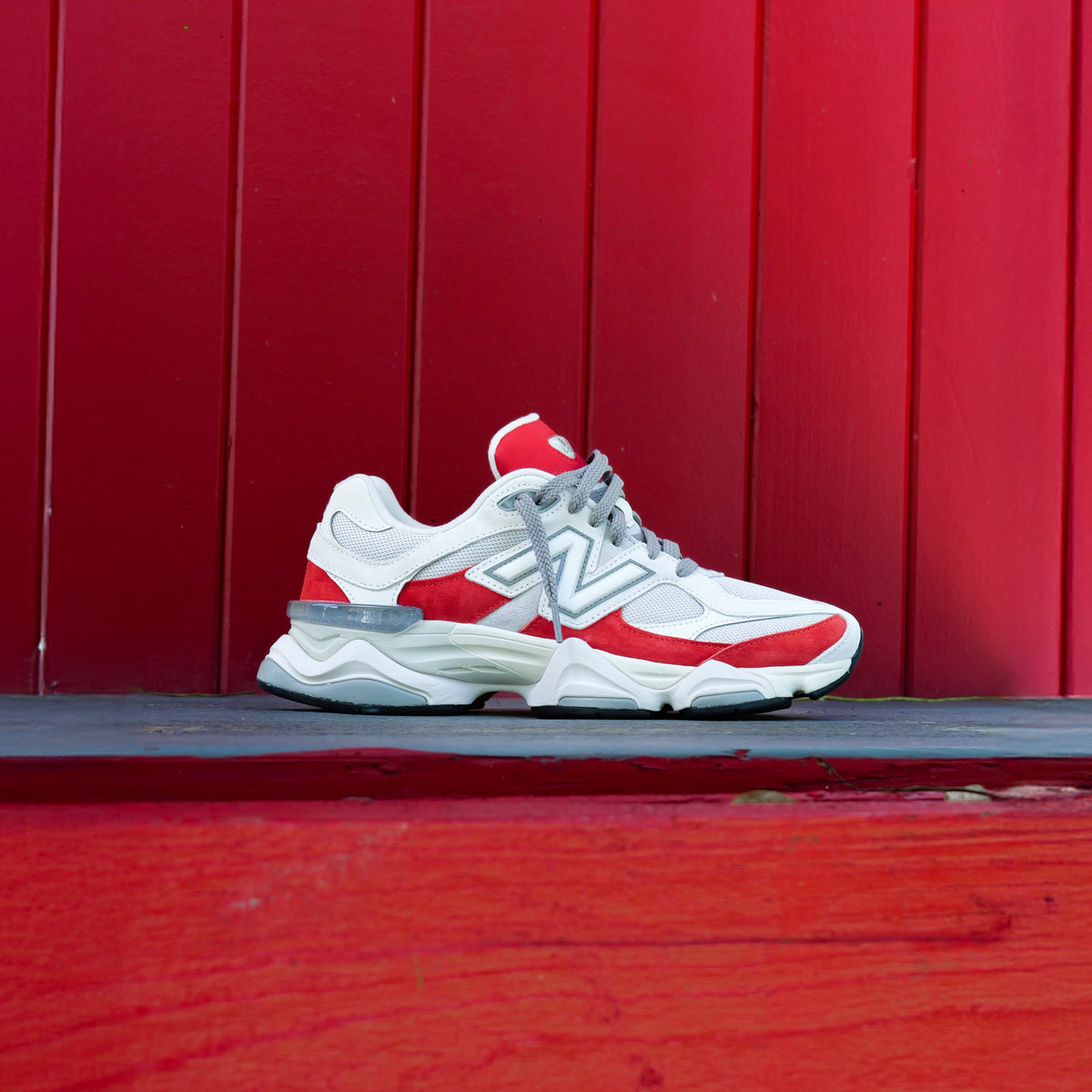 New Balance 9060 (Grey/Red) - U9060JBE – SNEAKER TOWN