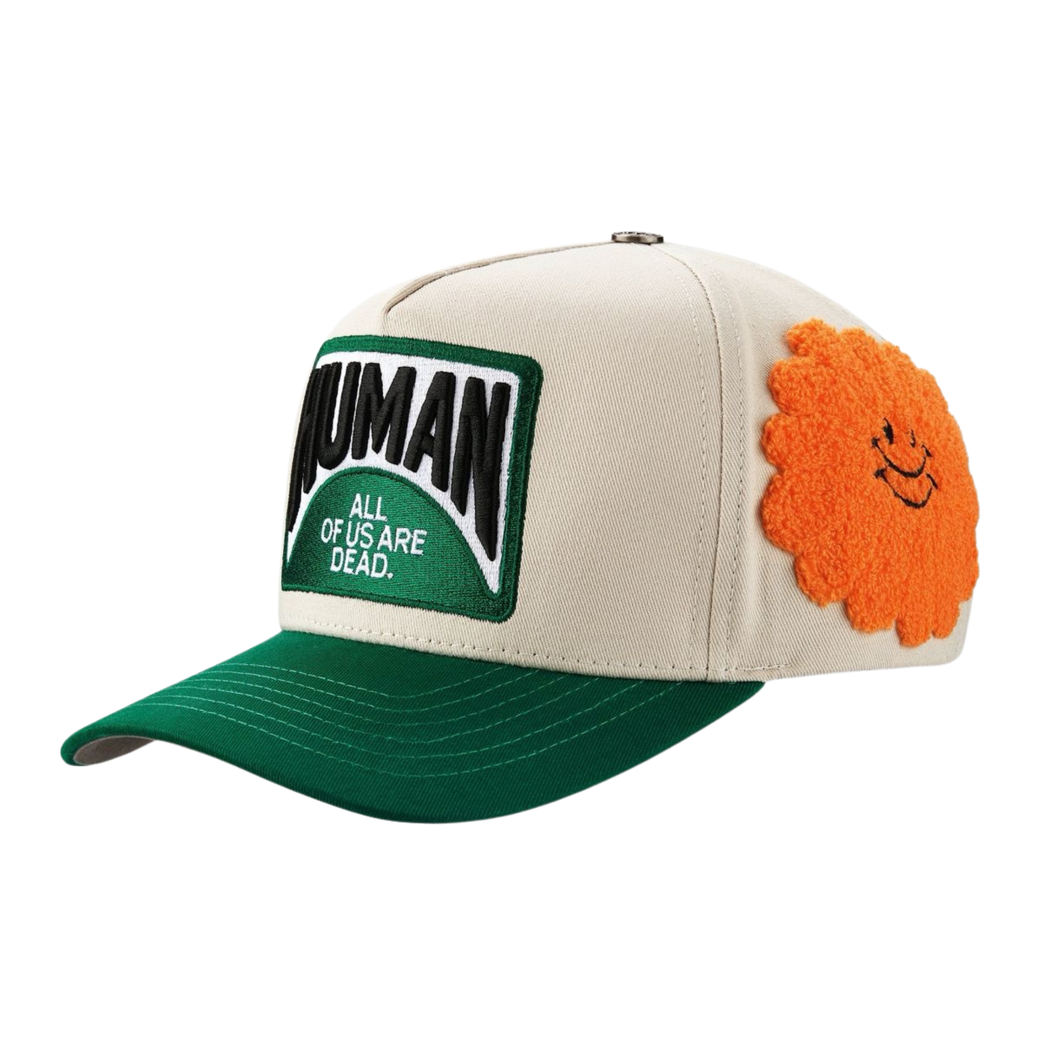 All Human "CORONAO v2" Trucker (Cream/Green)