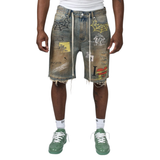 DUAA "SUNSET" Denim Shorts (Vintage Amber)