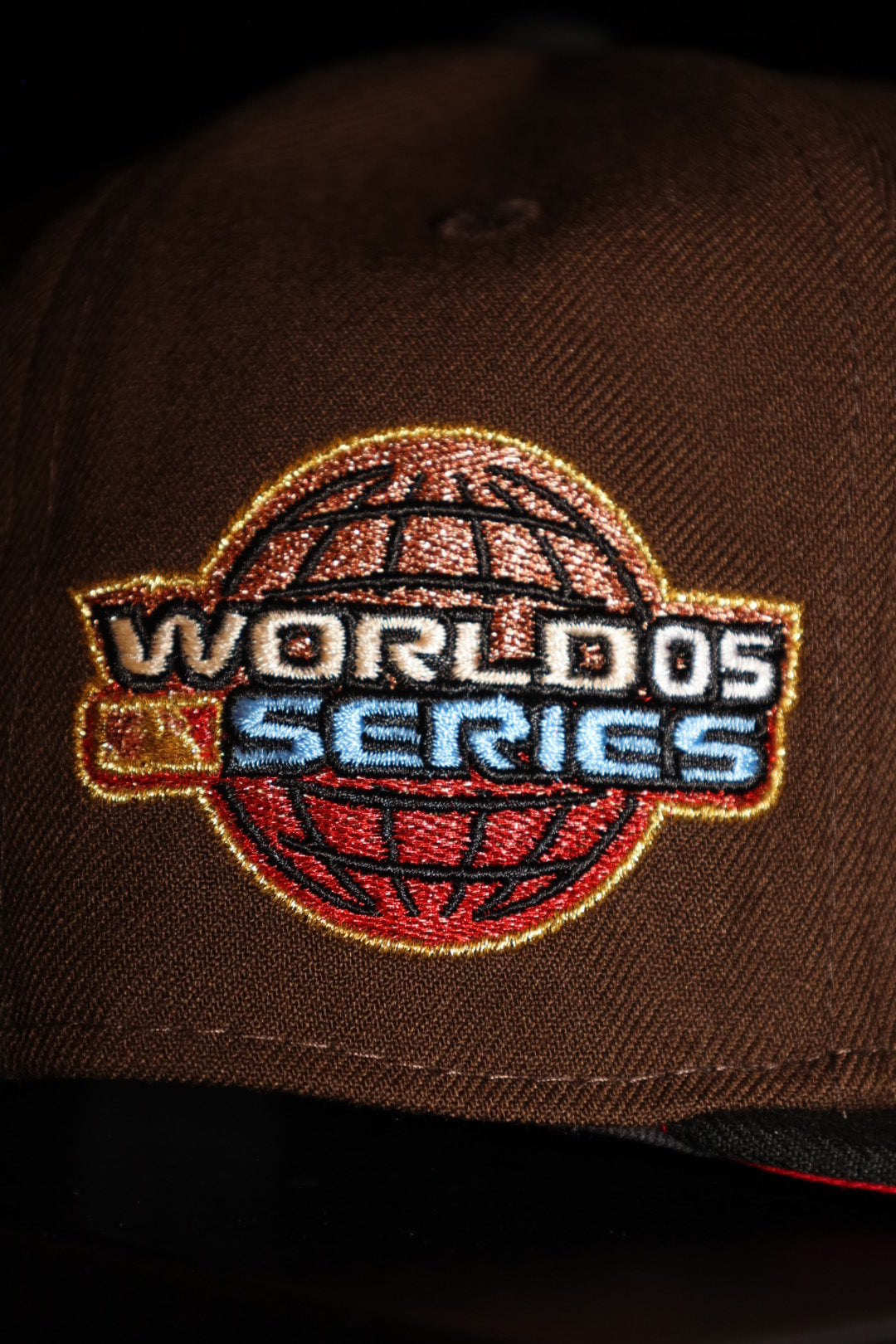 New Era Houston Astros 2005 World Series Side Patch Fitted (Walnut/Black) - ST New Era