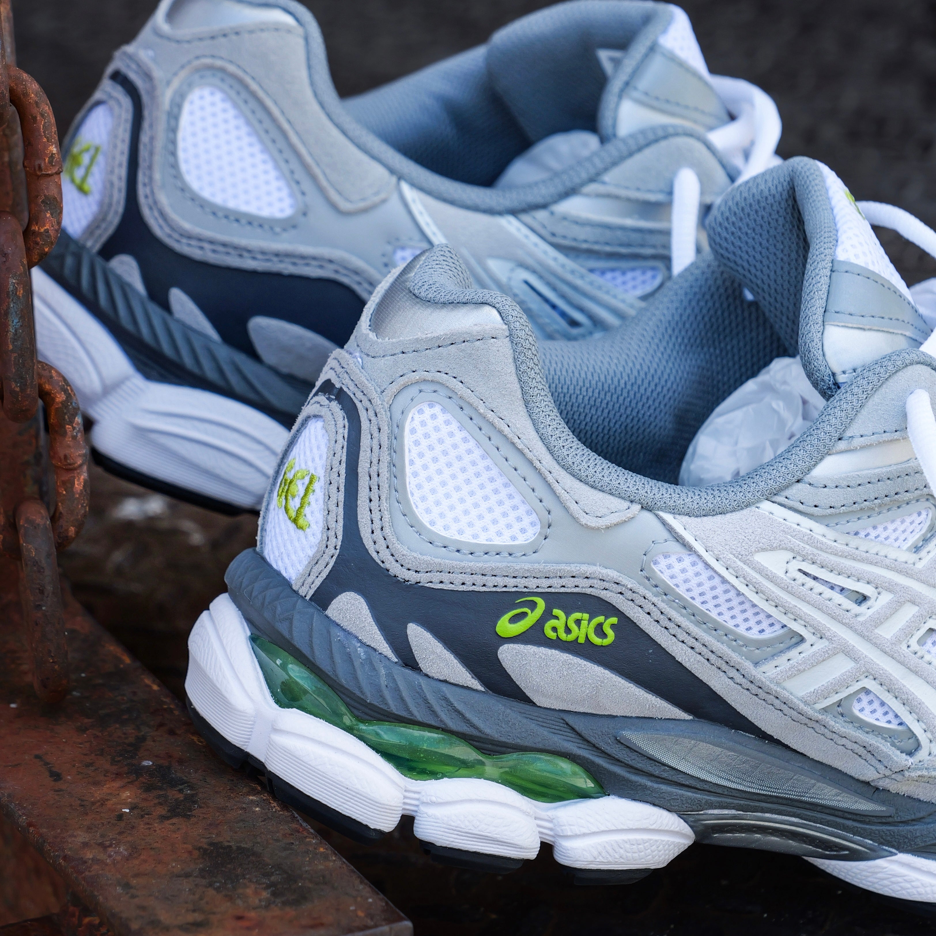 Mens Asics Gel-NYC (White/Glacier Grey) - Asics