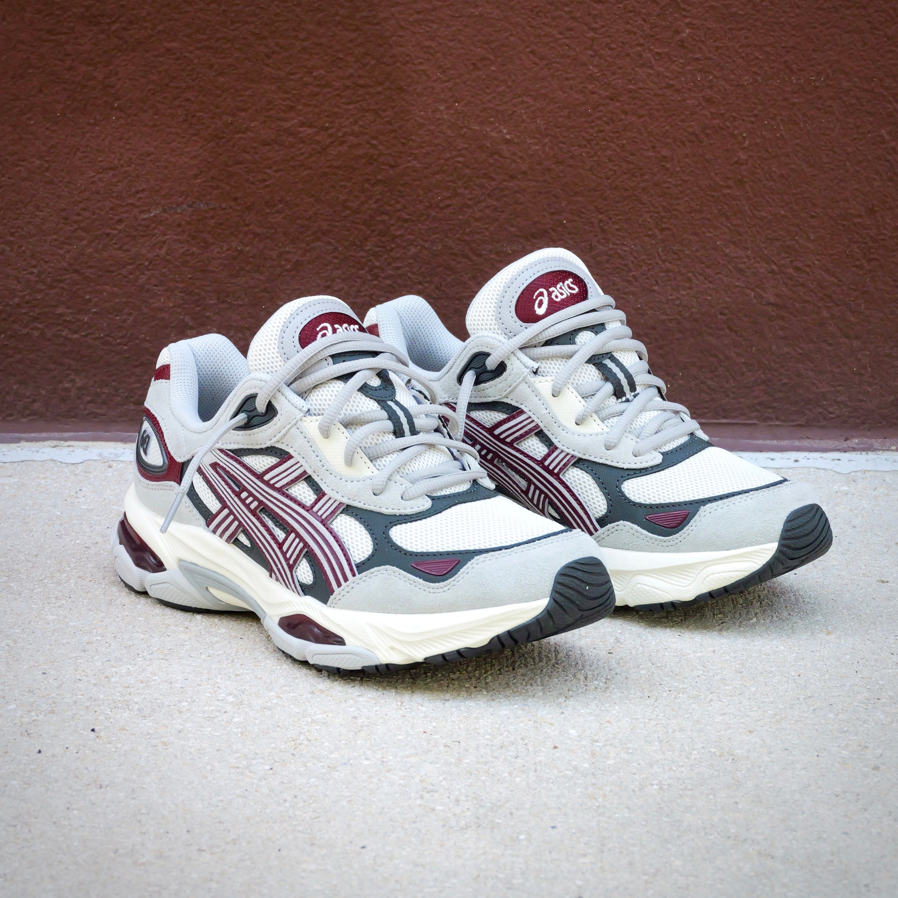 Mens Asics Gel-NYC 2.0 (Cream/Cement Grey)