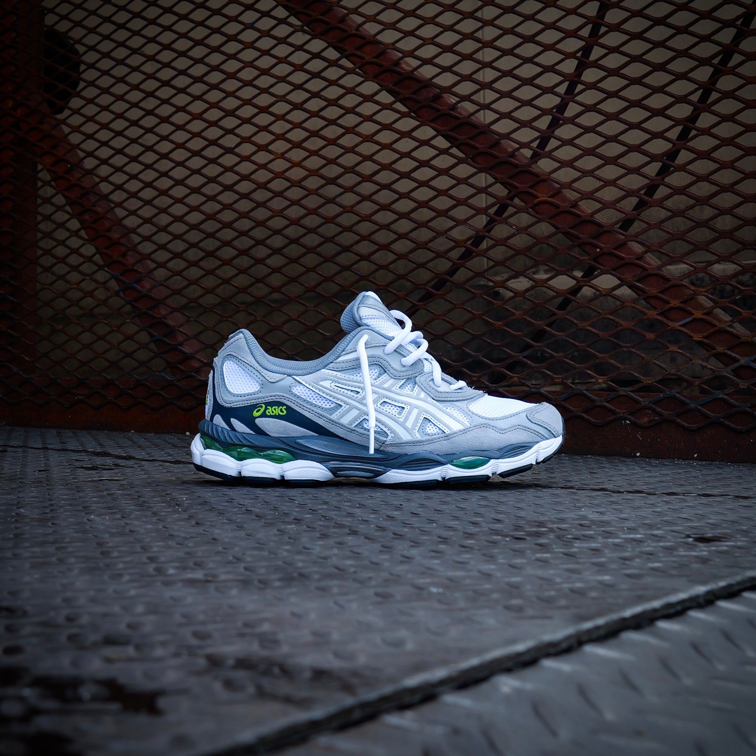 Mens Asics Gel-NYC (White/Glacier Grey) – SNEAKER TOWN