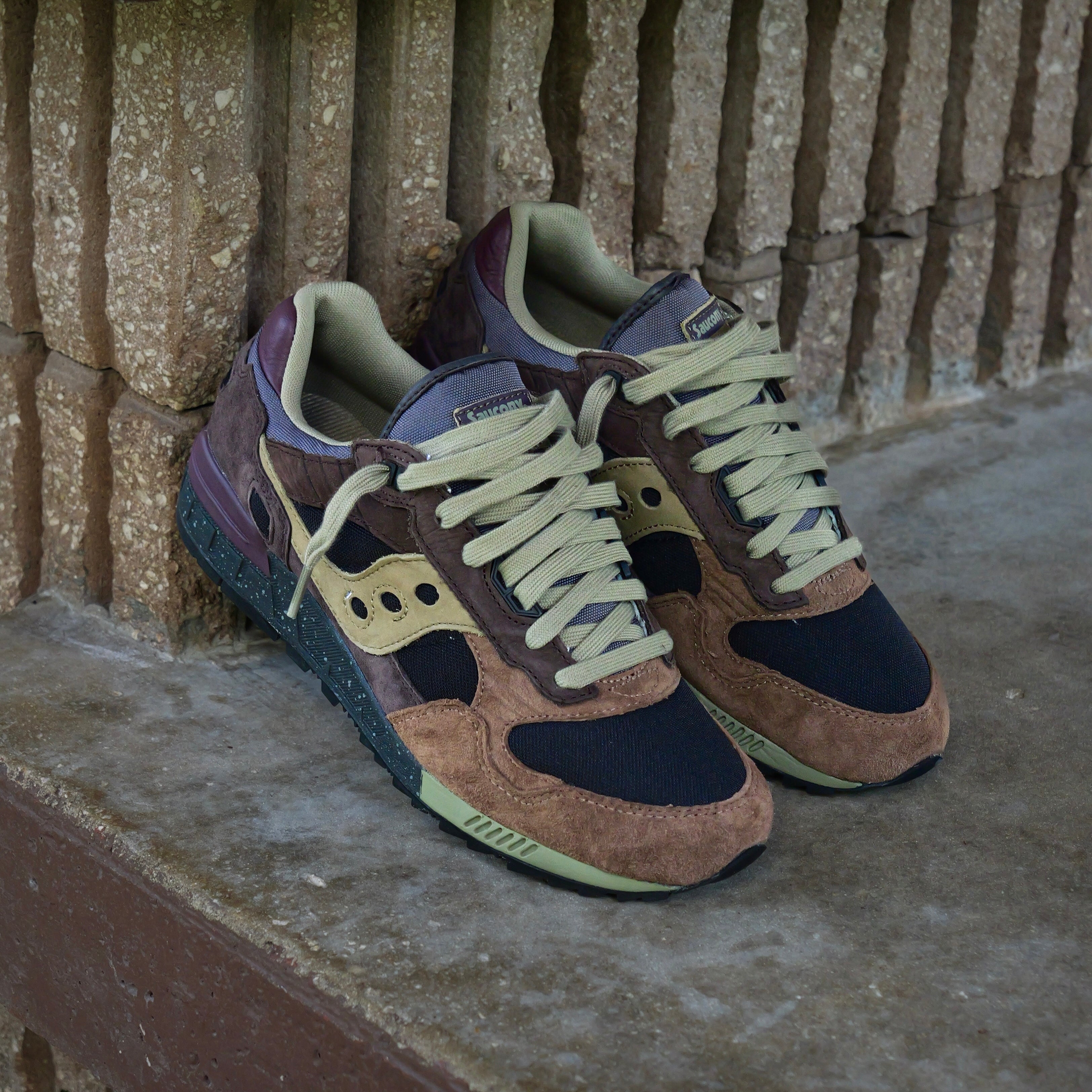 Mens Saucony Shadow 5000 (Dark Grey/Plum) - Saucony