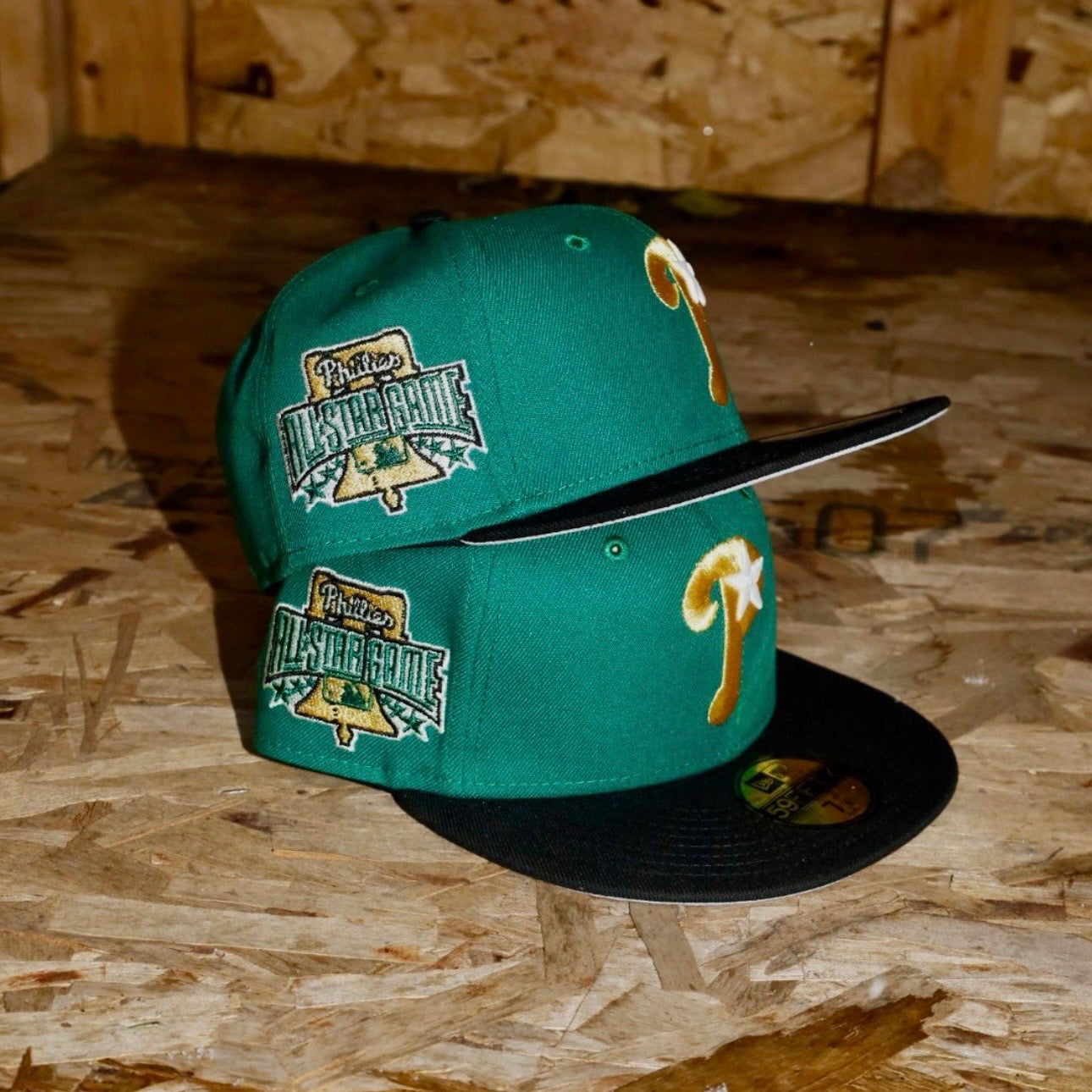 New Era Philadelphia Phillies 1996 All-Star Game Side Patch Fitted (Green/Black)