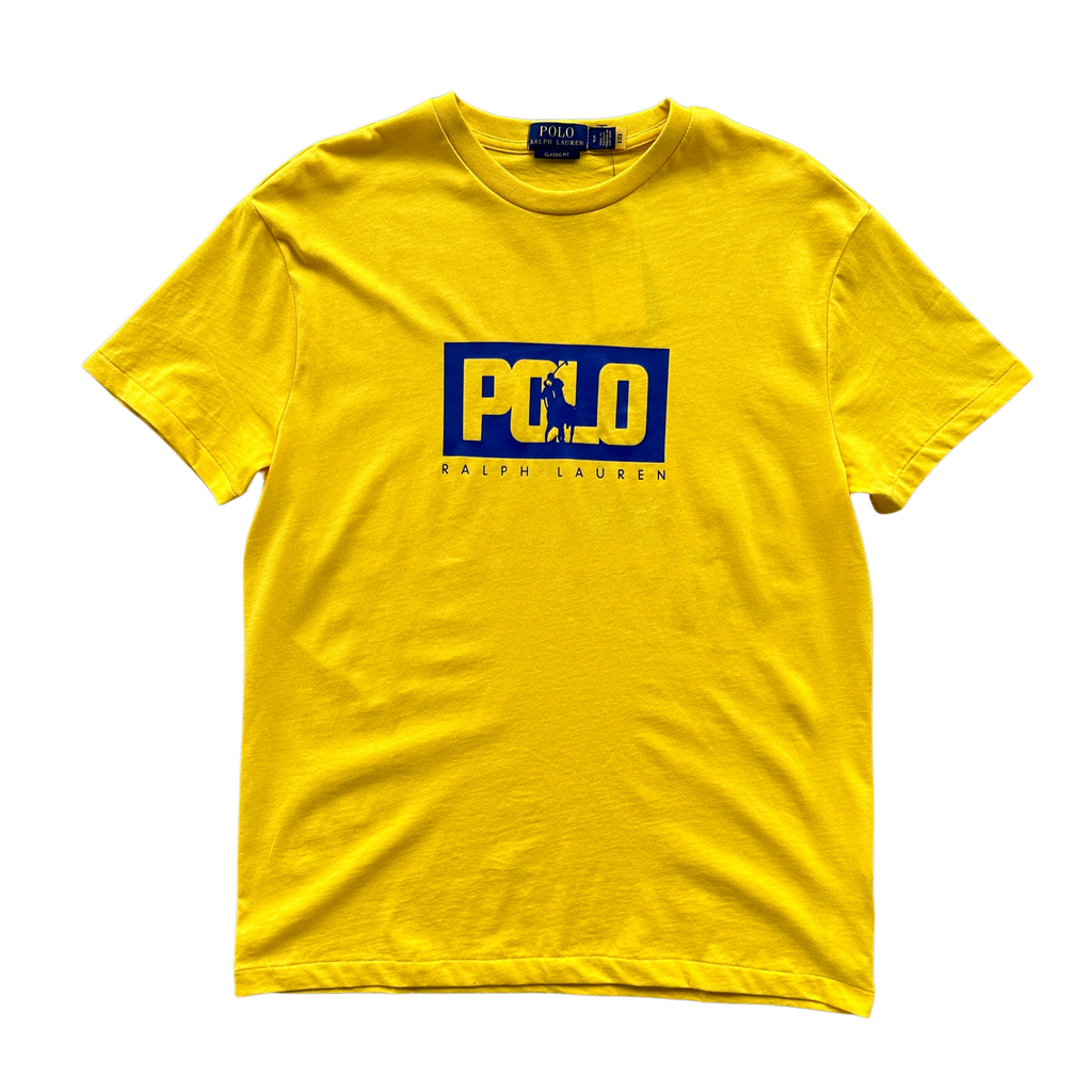 Polo sport t shirt yellow 2025