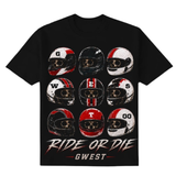G WEST "RIDE OR DIE" Tee (Black)