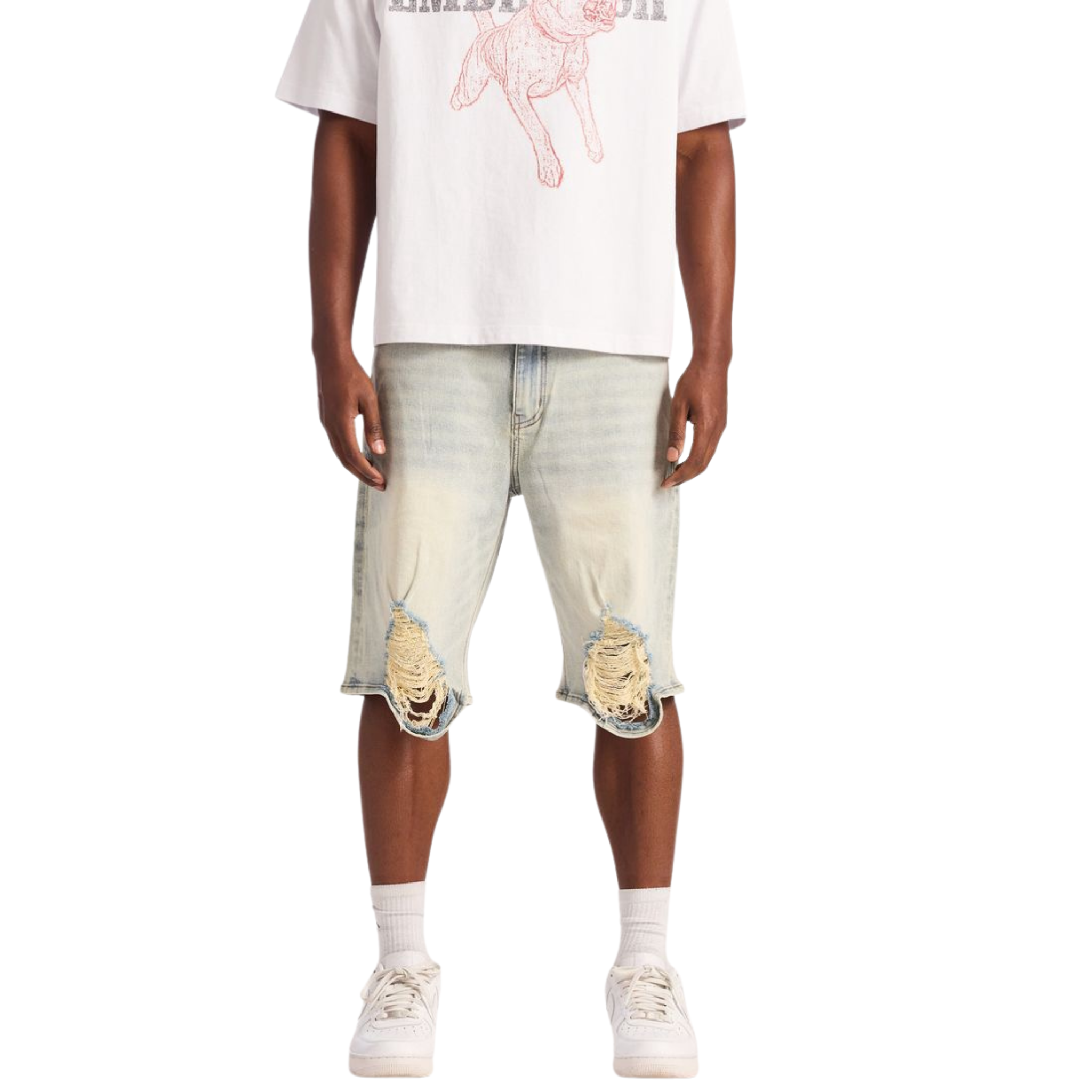 Embellish Easy Short (Light Blue)