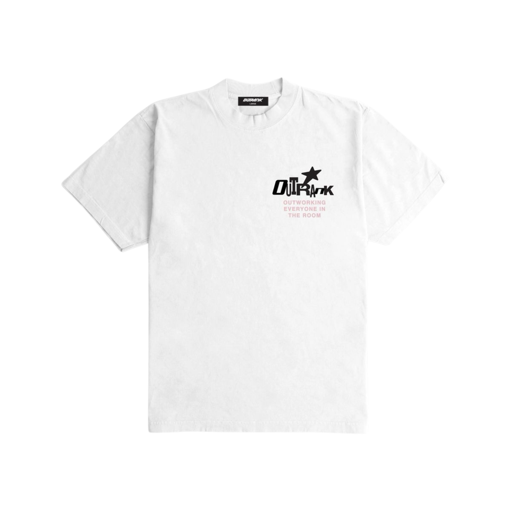 Outrank "They Can Not Replace You" Heavyweight T-shirt (White) - Outrank