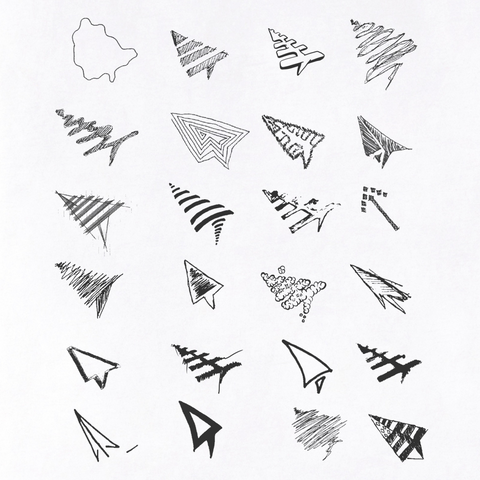 Paper Plane Process Sketched Tee (White) - Paper Plane