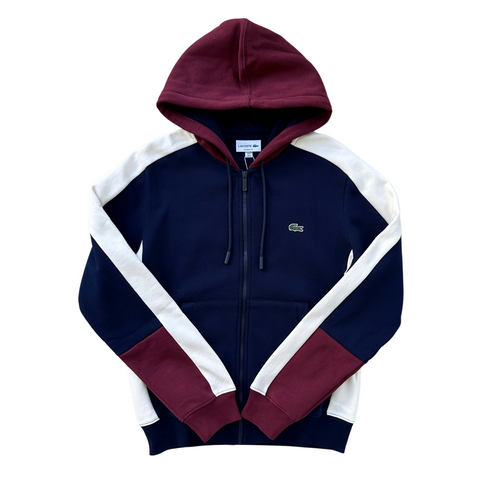 Navy lacoste hoodie outlet