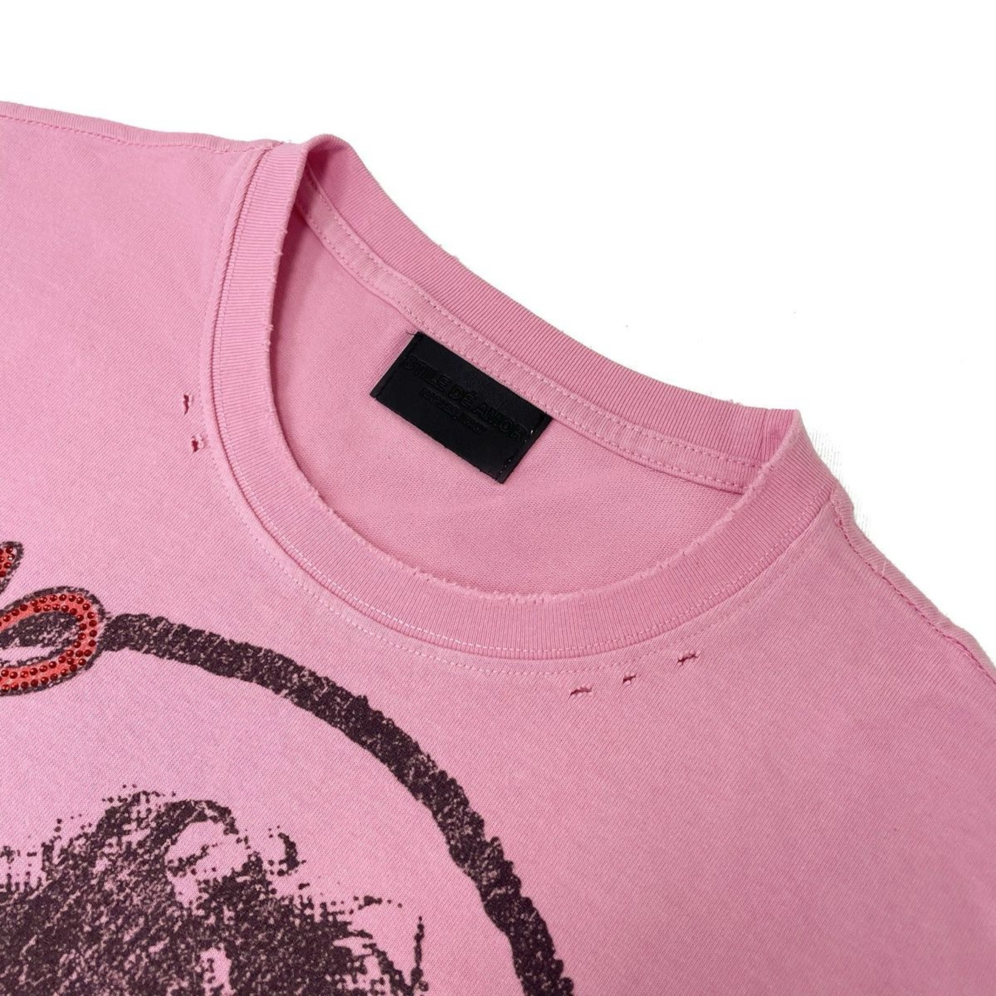 Stile De Amor "COSA SOLA" Tee (Pink) - Stile Amor De Galleria