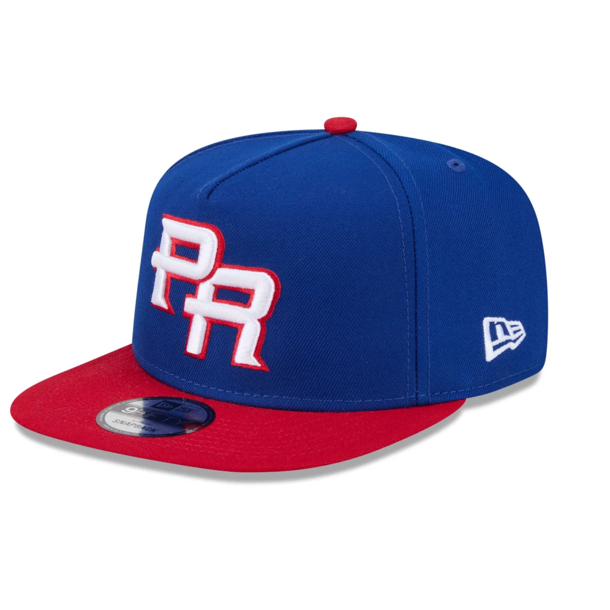 Puerto Rico 2026 World Baseball Classic 9FIFTY A-Frame Snapback- Royal/Red