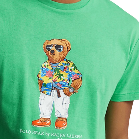 Polo Ralph Lauren Classic Fit Polo Bear Jersey T-Shirt (Green) - Polo Ralph Lauren