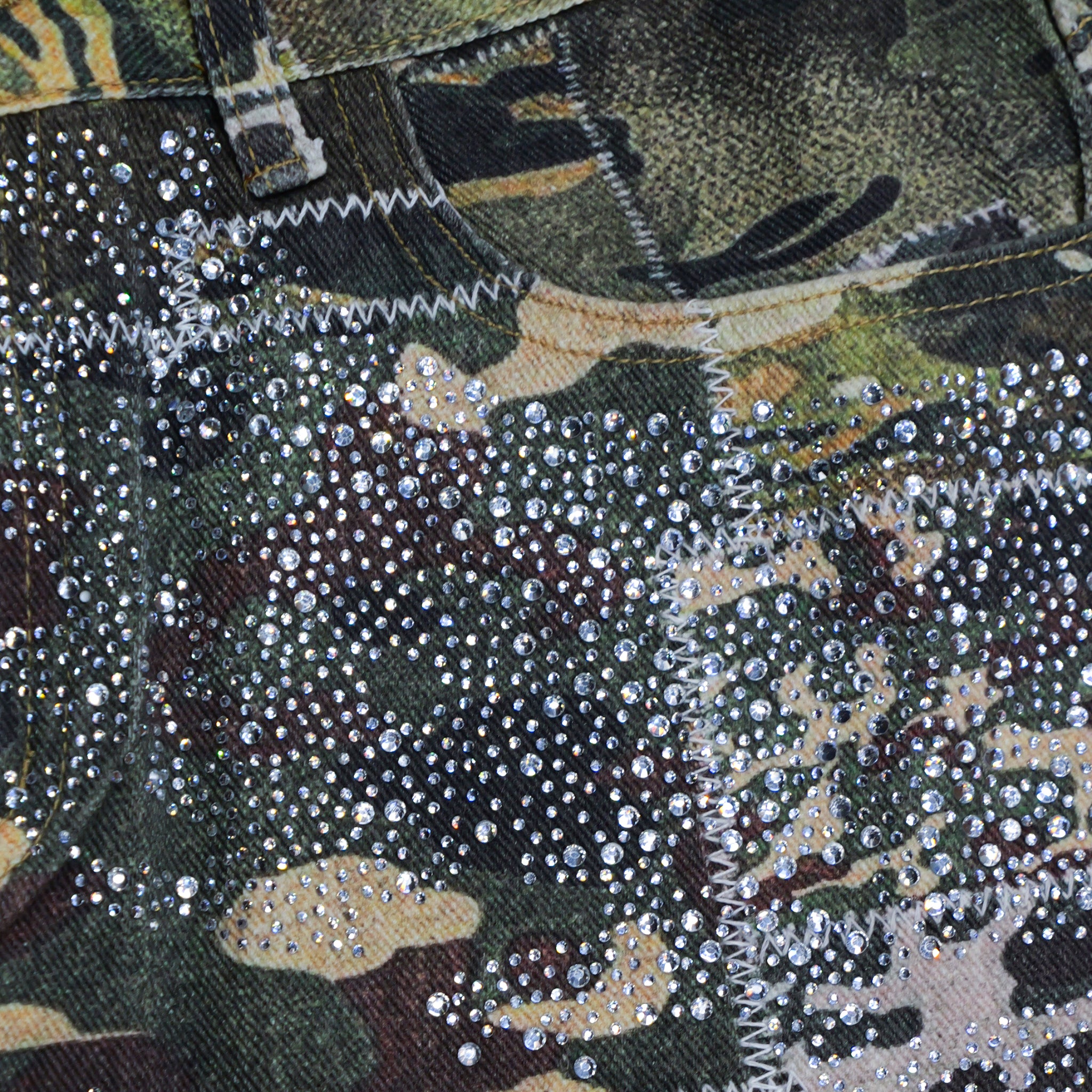 Dry Rot "Camo Bling" Denim Shorts - Dry Rot