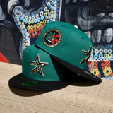 New Era Houston Astros Aztec Warrior Side Patch Grey UV 59Fifty Fitted (Green/Black)