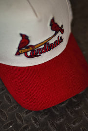 New Era St Louis Cardinals Busch Stadium 9FORTY A-Frame Snapback (White/Red Corduroy) - New Era