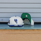 New Era LA Dodgers 24/25 Back To Back Champs 9FIFTY A-Frame Snapback-(Cream/Blue) - New Era