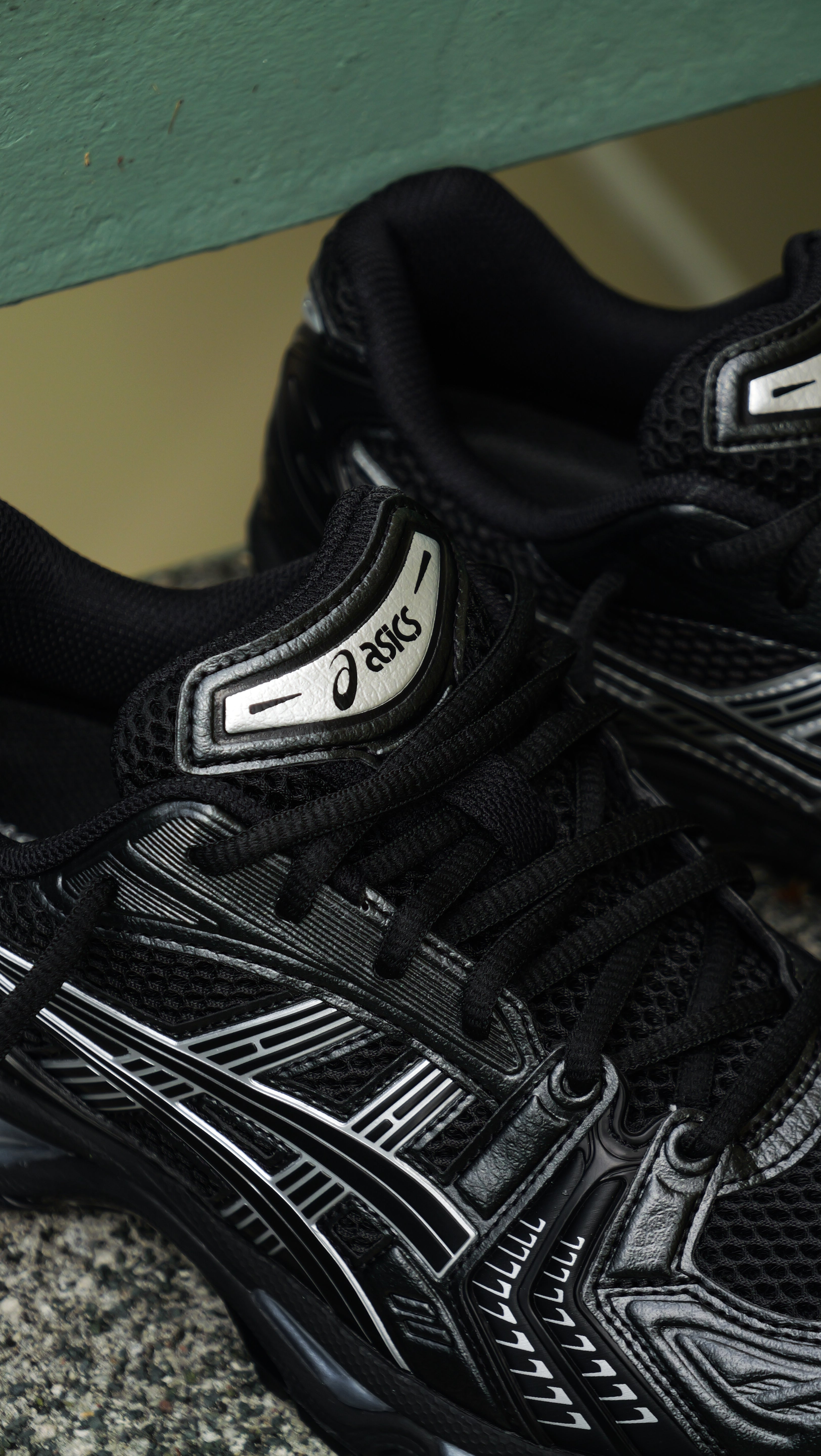 Mens Asics Gel-Kayano 14 (Black/Pure Silver)