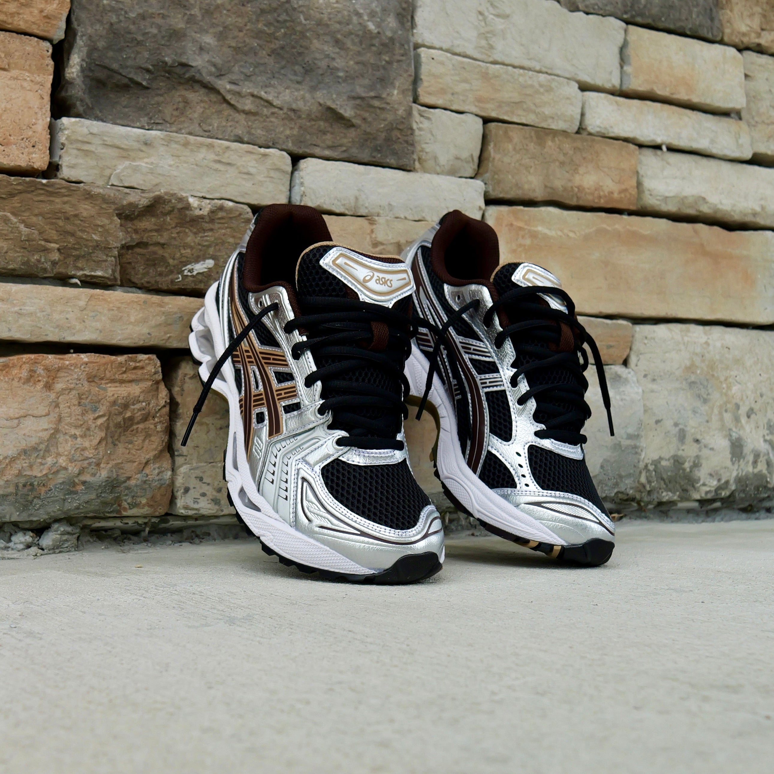 Mens Asics Gel-Kayano 14 (Black/Coffee)