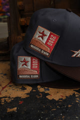 New Era Houston Astros 2000 Inaugural Season Grey UV 59Fifty Fitted (Graphite/Burnt Wood) - New Era