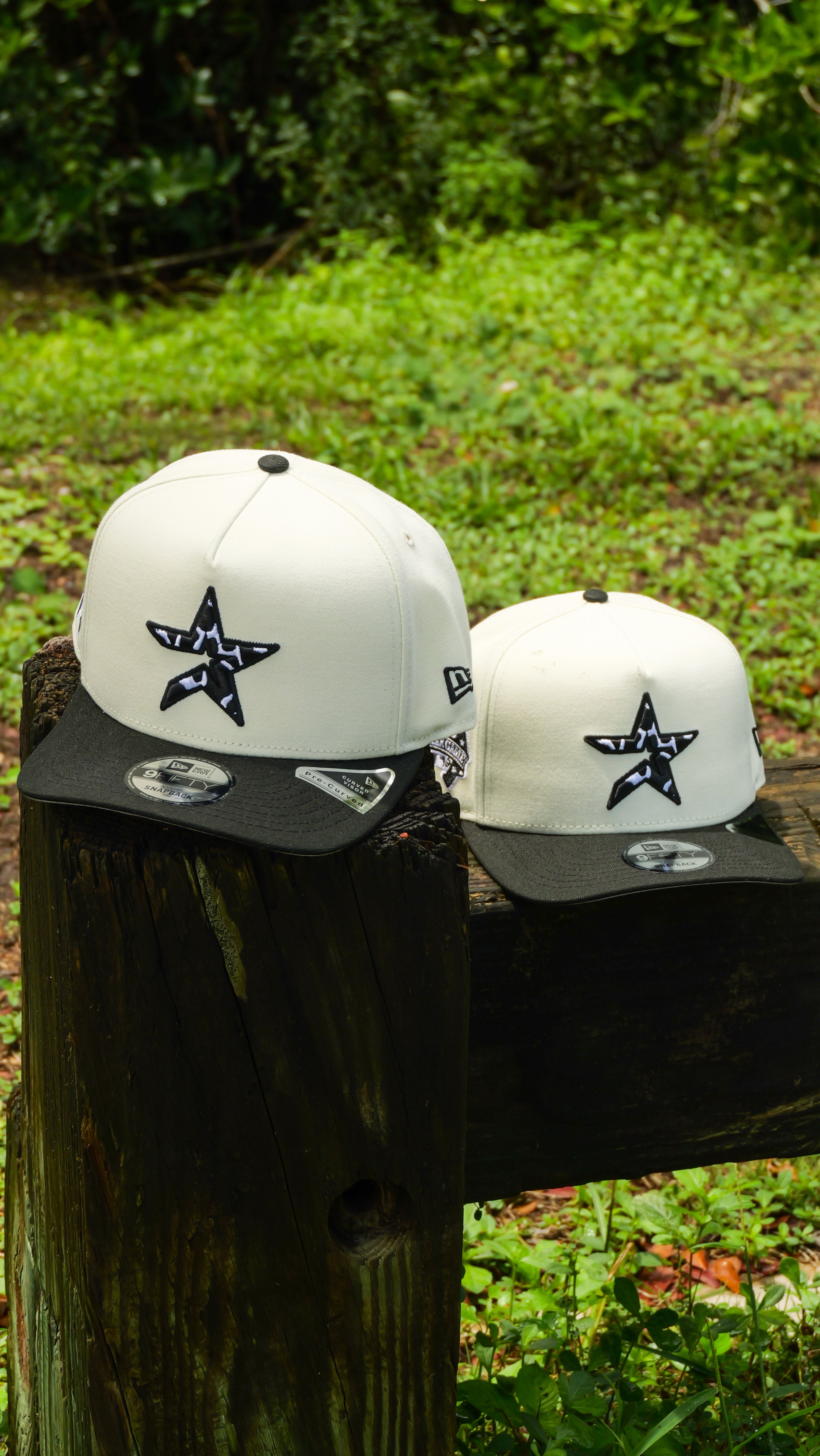 New Era Houston Astros 1986 All-Star Game 9FIFTY A-Frame Snapback-(Chrome/Black)