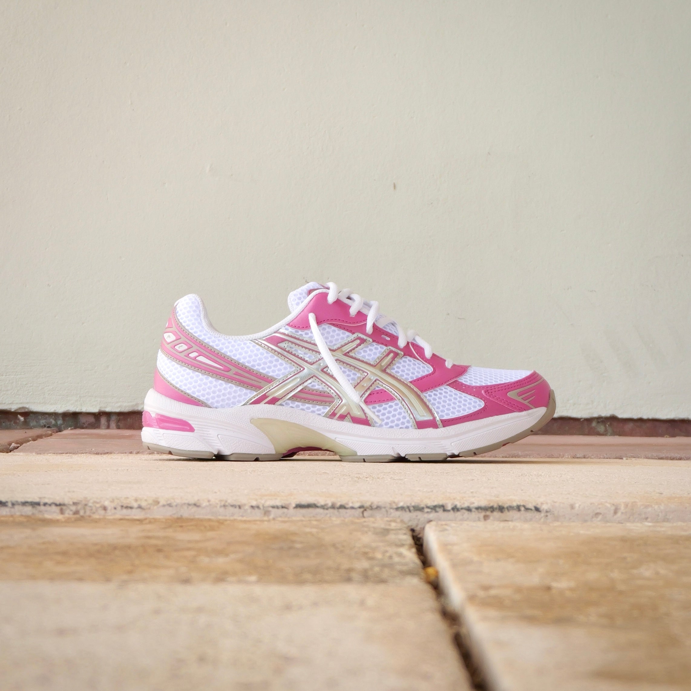 Mens Asics Gel-1130 (White/Old Rose)