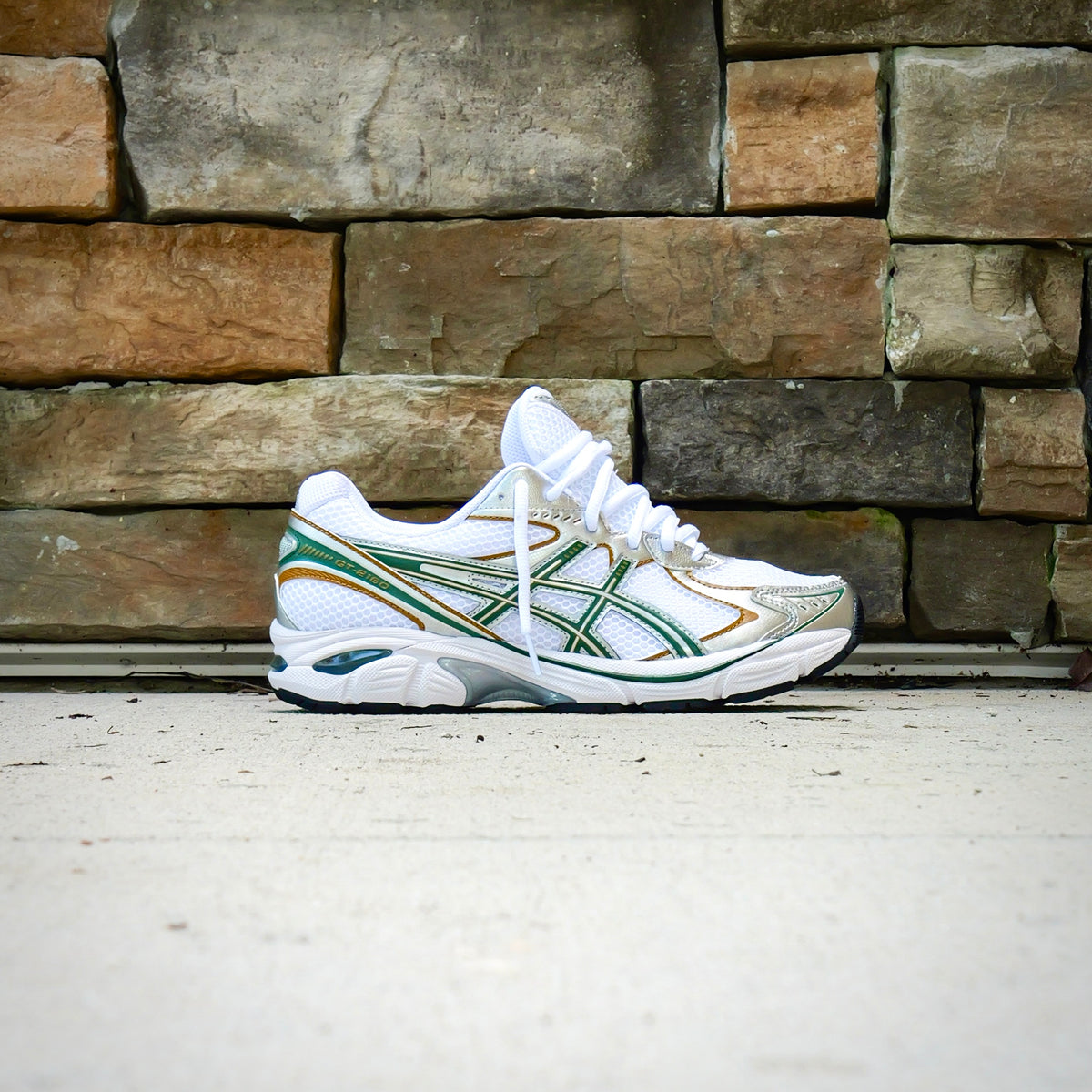 Mens Asics GT-2160 (White/Grove) – SNEAKER TOWN