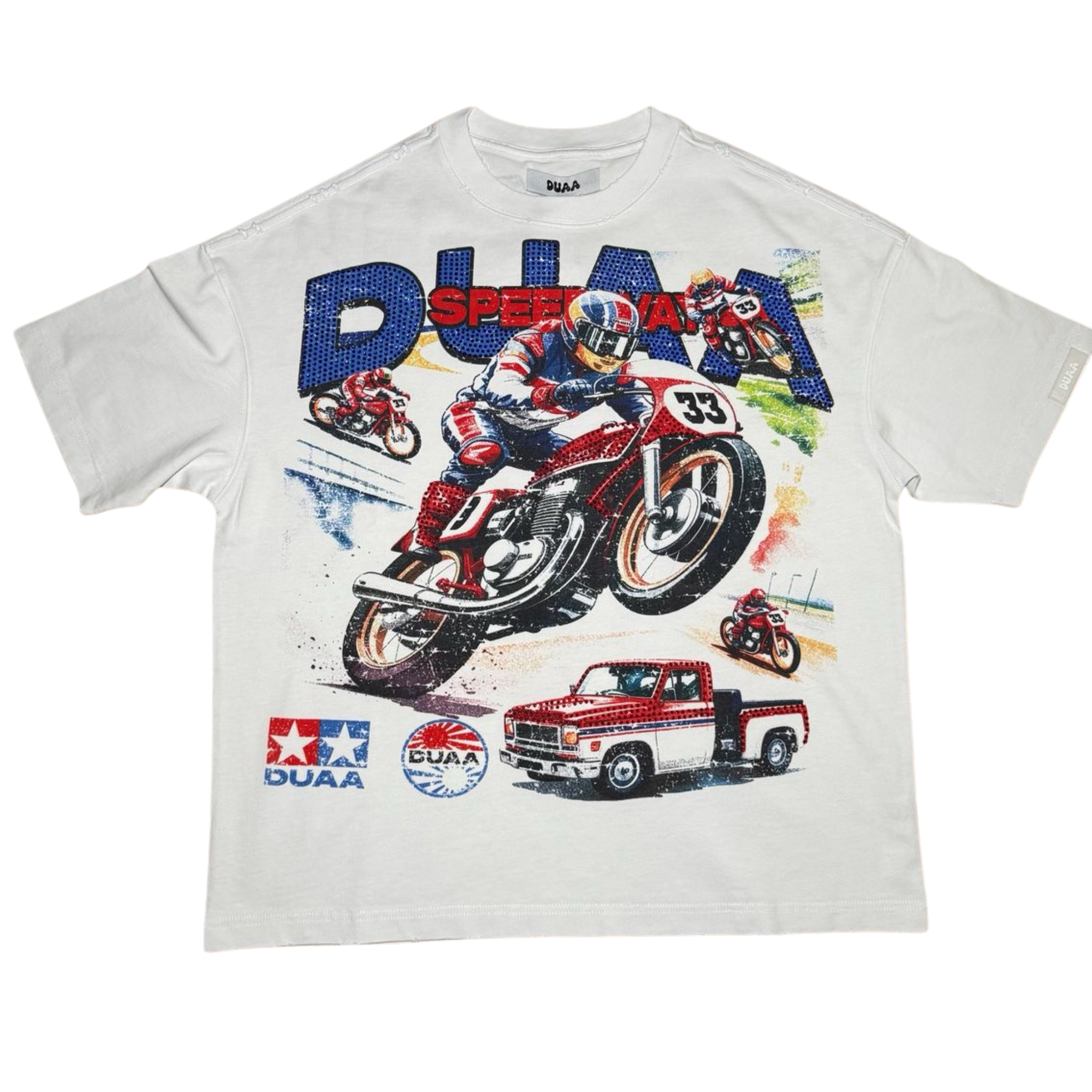 DUAA "Speed" SS Tee (White) - DUAA