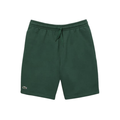 Lacoste Organic Brushed Cotton Fleece Shorts (Green) - Lacoste