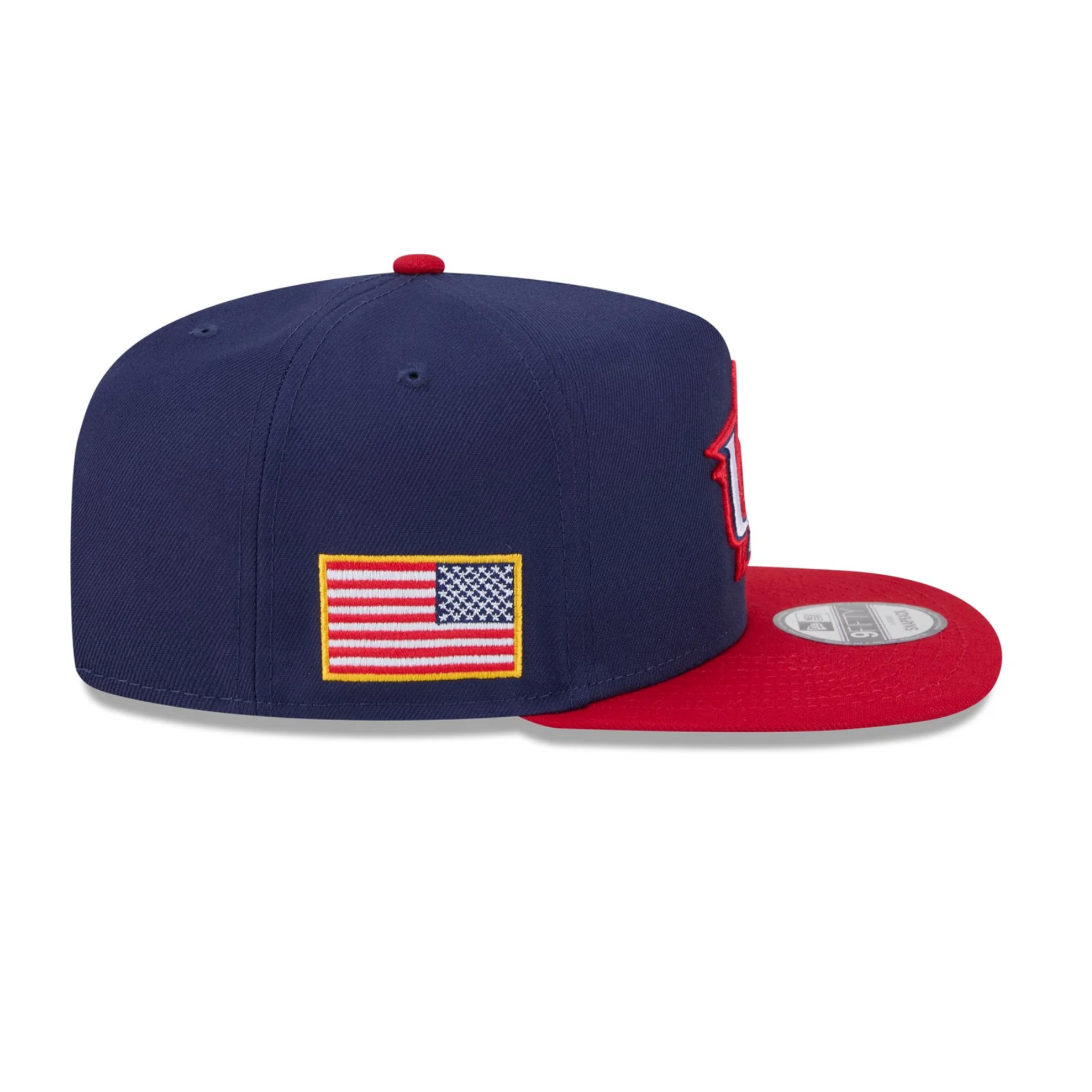 USA 2026 World Baseball Classic 9FIFTY A-Frame Snapback- Navy/Red