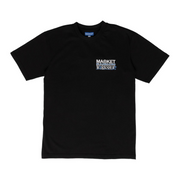 Market Flowerbed T-shirt (Black) - Market