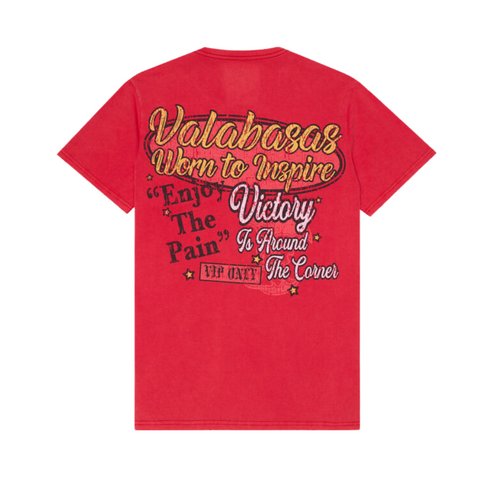 Valabasas VIP Victory Tee (Vintage Red) - VLBS91030 - VALABASAS
