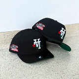 New Era Los Angeles Dodgers 1981 World Series Green UV 9Fifty A-Frame Snapback (Black)