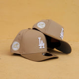 New Era LA Dodgers 1980 AllStar Game 9FIFTY A-Frame Snapback-(Camel/Khaki)