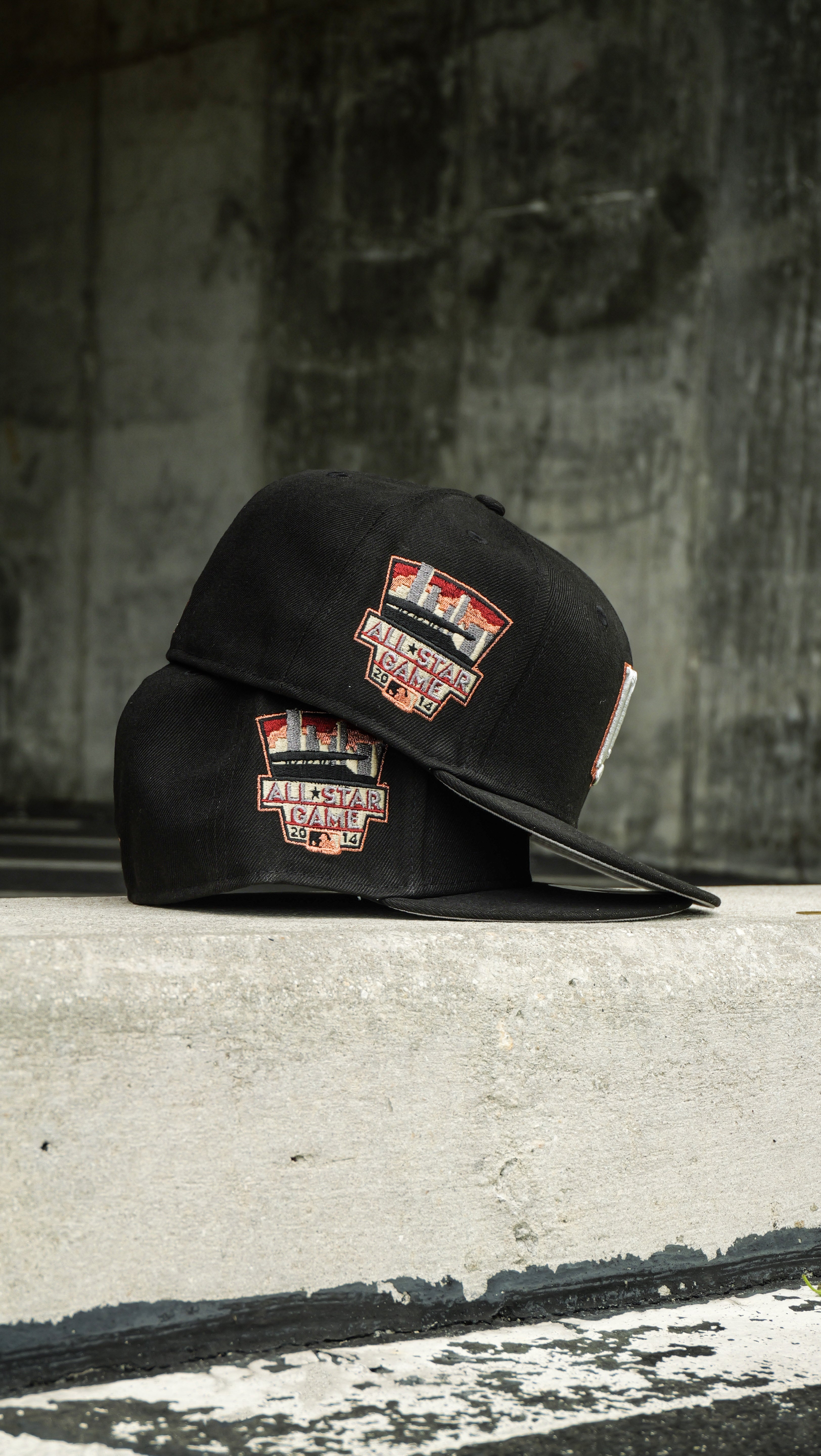 New Era Minnesota Twins 2014 ASG Side Patch Grey UV 59Fifty Fitted (Black)