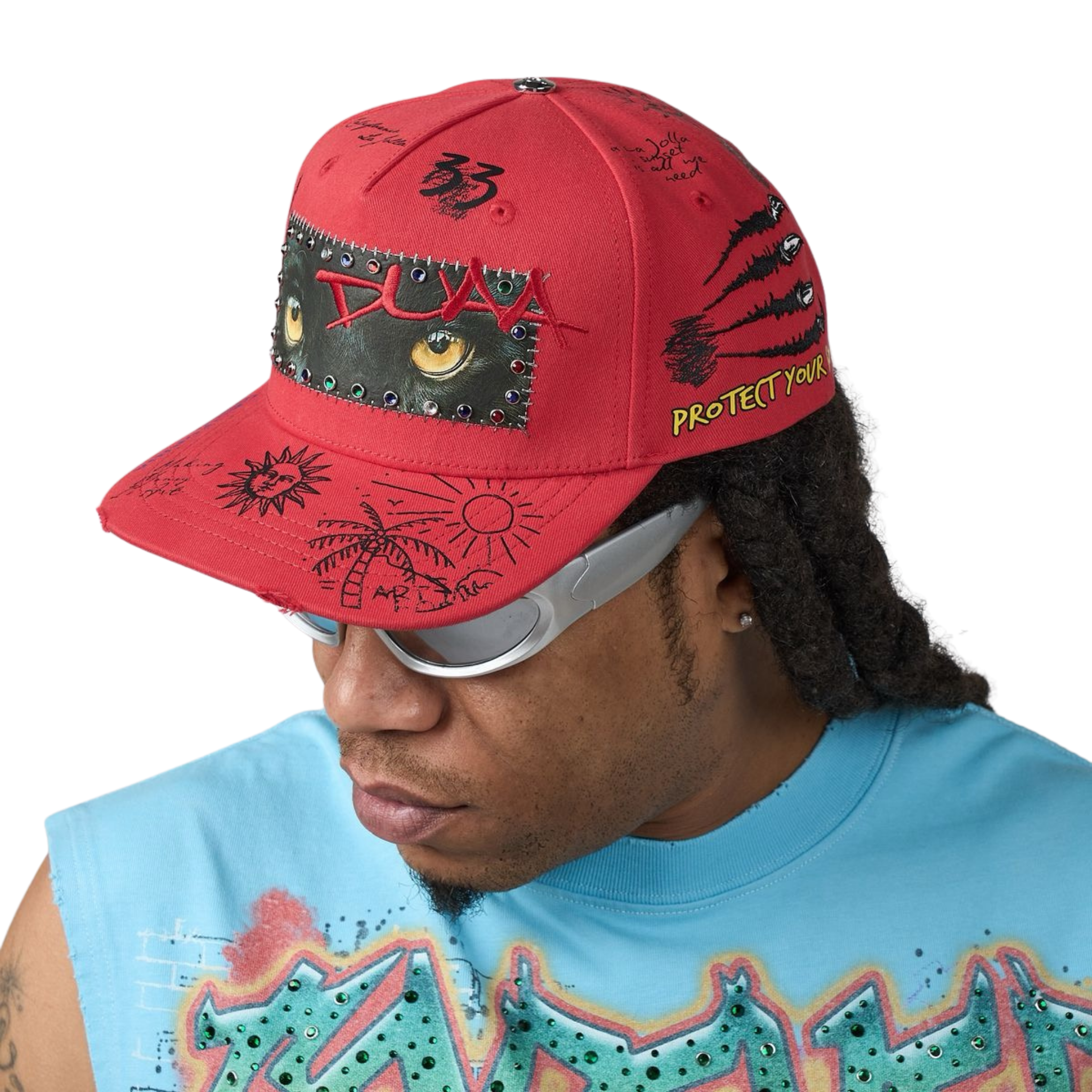 DUAA "VISION" Snapback Hat (Red)