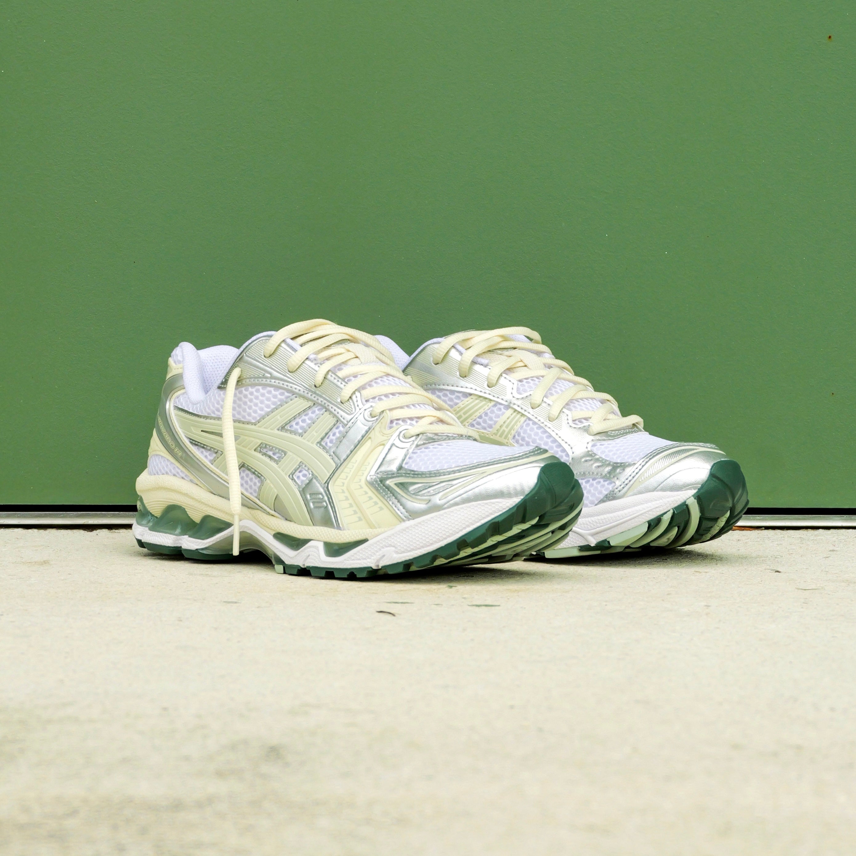 Mens Asics Gel-Kayano 14 (White/Light Sage)