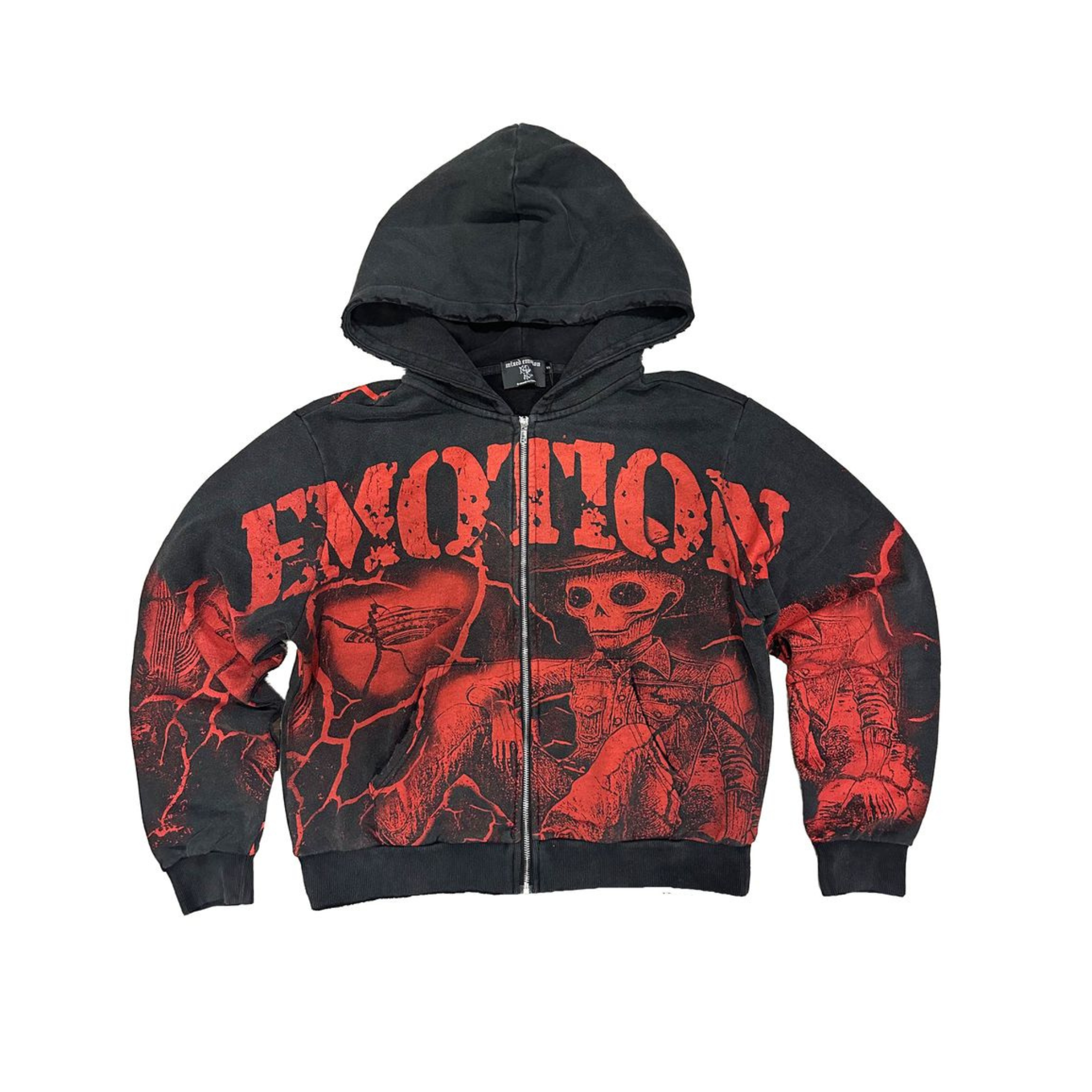 Mixed Emotionパーカー Mixed Emotion “Deserted” Hoodie (Acid Wash) – SNEAKER TOWN