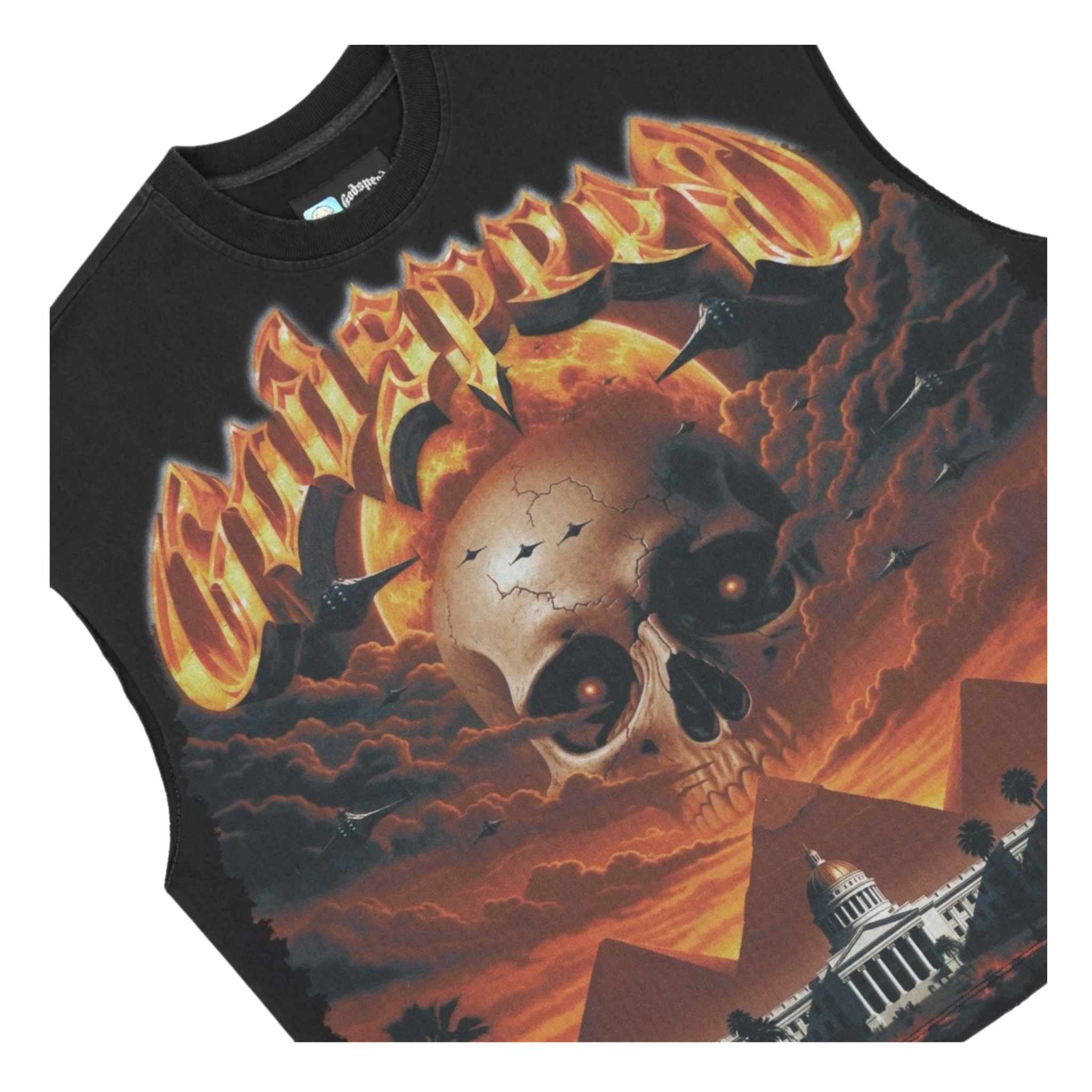 Godspeed "Echoes Empire" Sleeveless Tee (Black Wash)