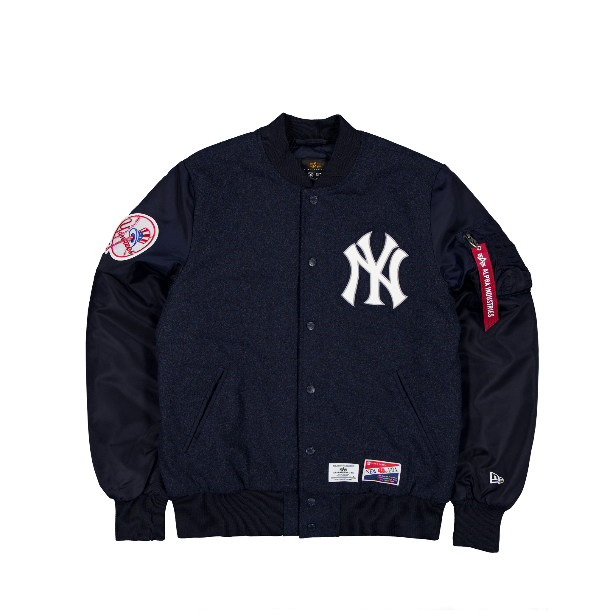 新品 ニューエラ アルファインダストリーズ L-2B ジャケット US:M New Era x Alpha Industries New York Yankees L-2B Bomber Jacket