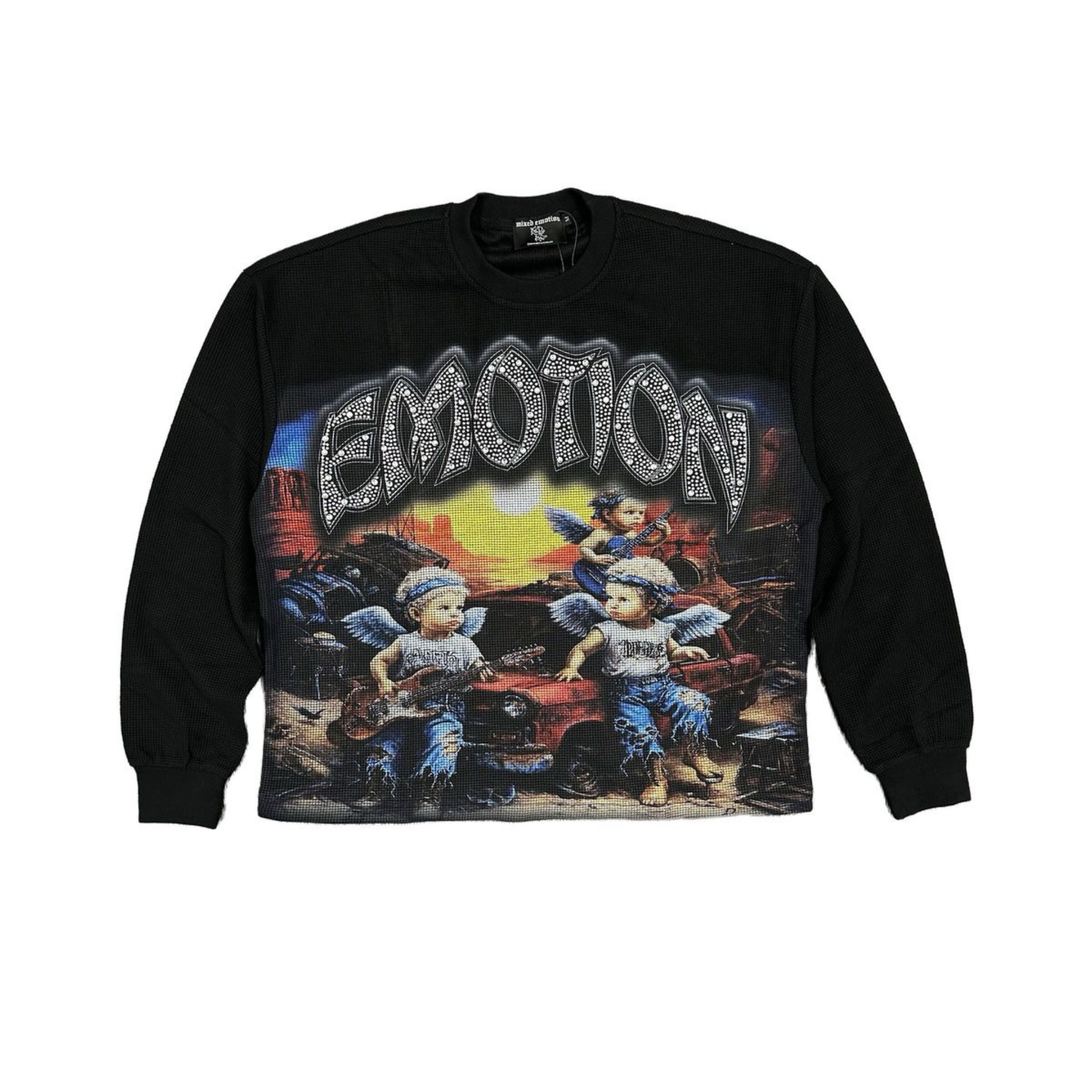 Mixed Emotion "Sunrise" LS Tee (Black) - Mixed Emotion