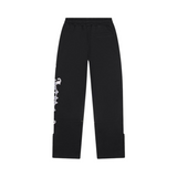 Godspeed OG Logo Sweatsuit V2 (Black/Silver Satin) - Godspeed