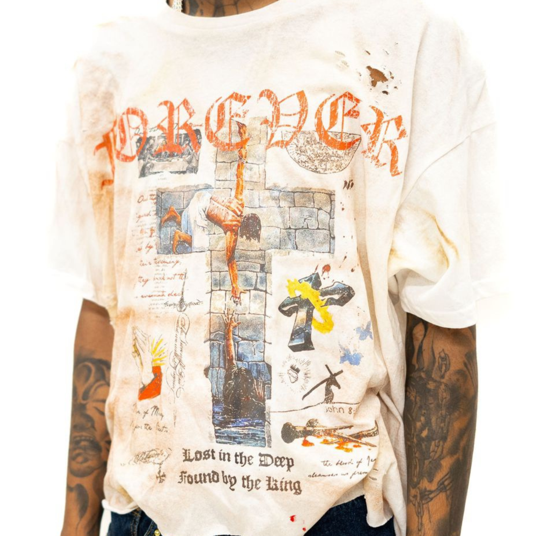 Forever Hungry "Designer Cross" Tee - Forever Hungry