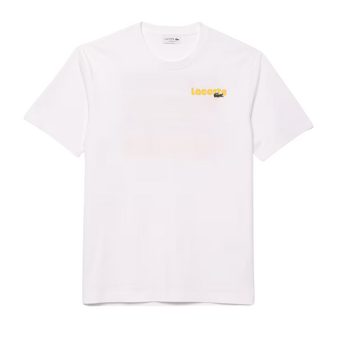 Lacoste Washed Effect T-Shirt (White) - TH7544
