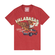 Valabasas Worn To Inspire Tee (Vintage Red) - VLBS9008 - VALABASAS