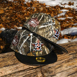 New Era Houston Astros 2022 World Series Side Patch Fitted (Real Tree Camo/Black) - New Era