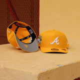 New Era Atlanta Braves 30th Season 9FIFTY A-Frame Snapback-(Gold) - New Era