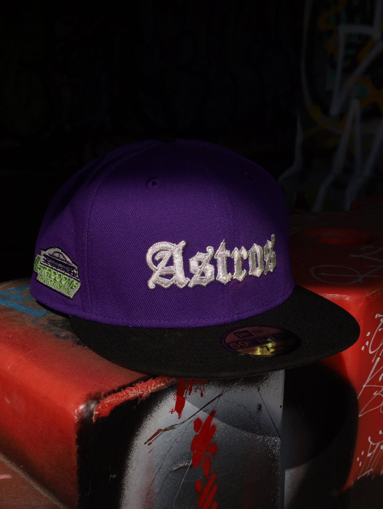 New Era Houston Astros Astrodome The Original Side Patch Fitted - New Era